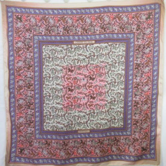 HERMES Silk Scarf - Chasse en Inde - 35" Square - 4806