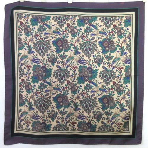 Liberty Floral Art Silk Scarf - Square - 4811