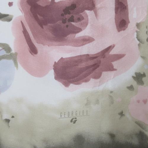 Georgiou Floral Silk Scarf - Square – 4825