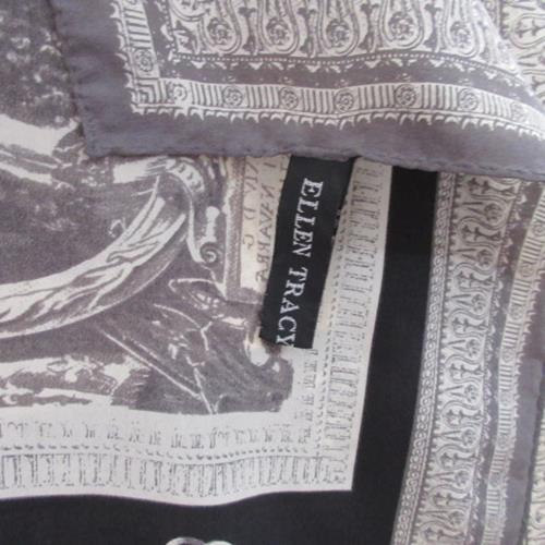Ellen Tracy Art Victorian Silk Scarf - Square – 4833