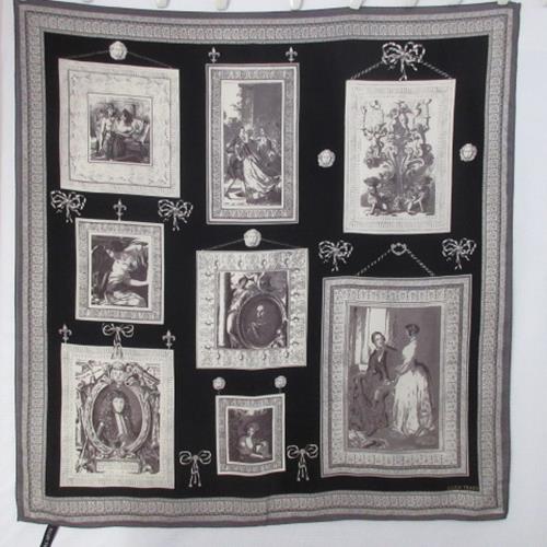 Ellen Tracy Art Victorian Silk Scarf - Square – 4833