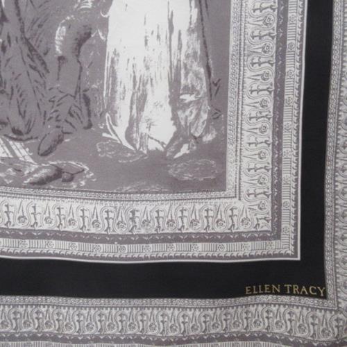 Ellen Tracy Art Victorian Silk Scarf - Square – 4833