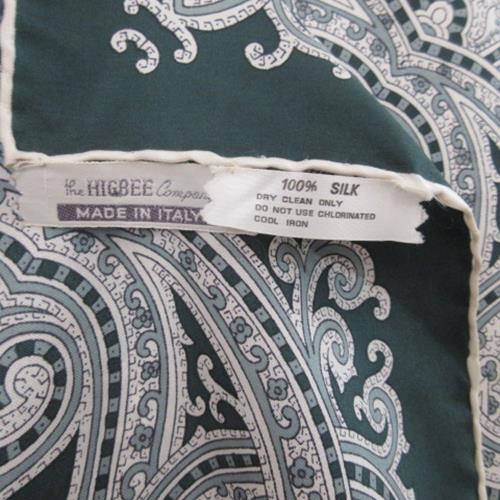 Higbee Company Vintage Designer Silk Scarf - Square – 4835