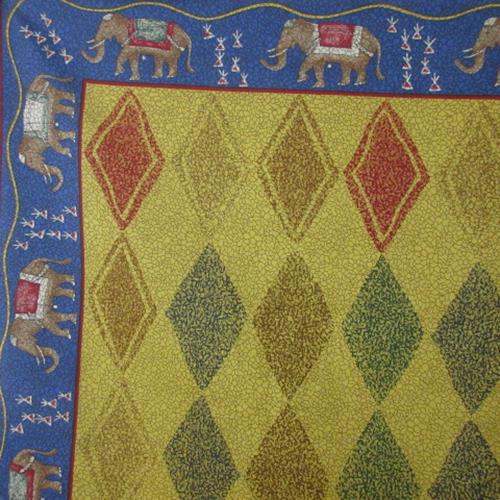 Jim Thompson Art Elephants Silk Scarf - Square – 4838