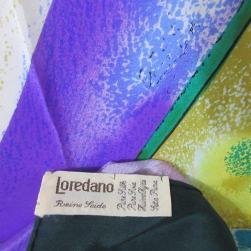 Loredano Abstract Art Silk Scarf - Square