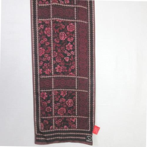 Oscar de la Renta Floral Silk Scarf - Long - 4862