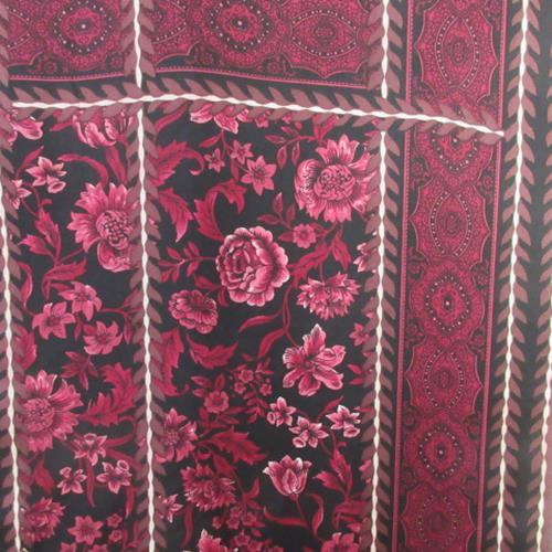 Oscar de la Renta Floral Silk Scarf - Long - 4862