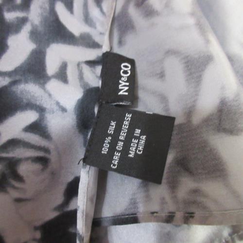 NY & Co Roses Silk Scarf - Long – 4866