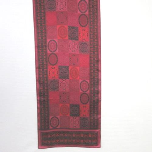 Adrienne Landau Victorian Medallion Silk Scarf - Long - 4870