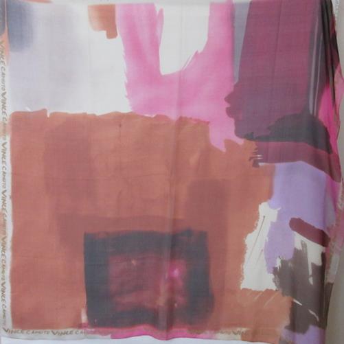 Vince Camuto Chiffon Abstract Silk Scarf - Square – 4891