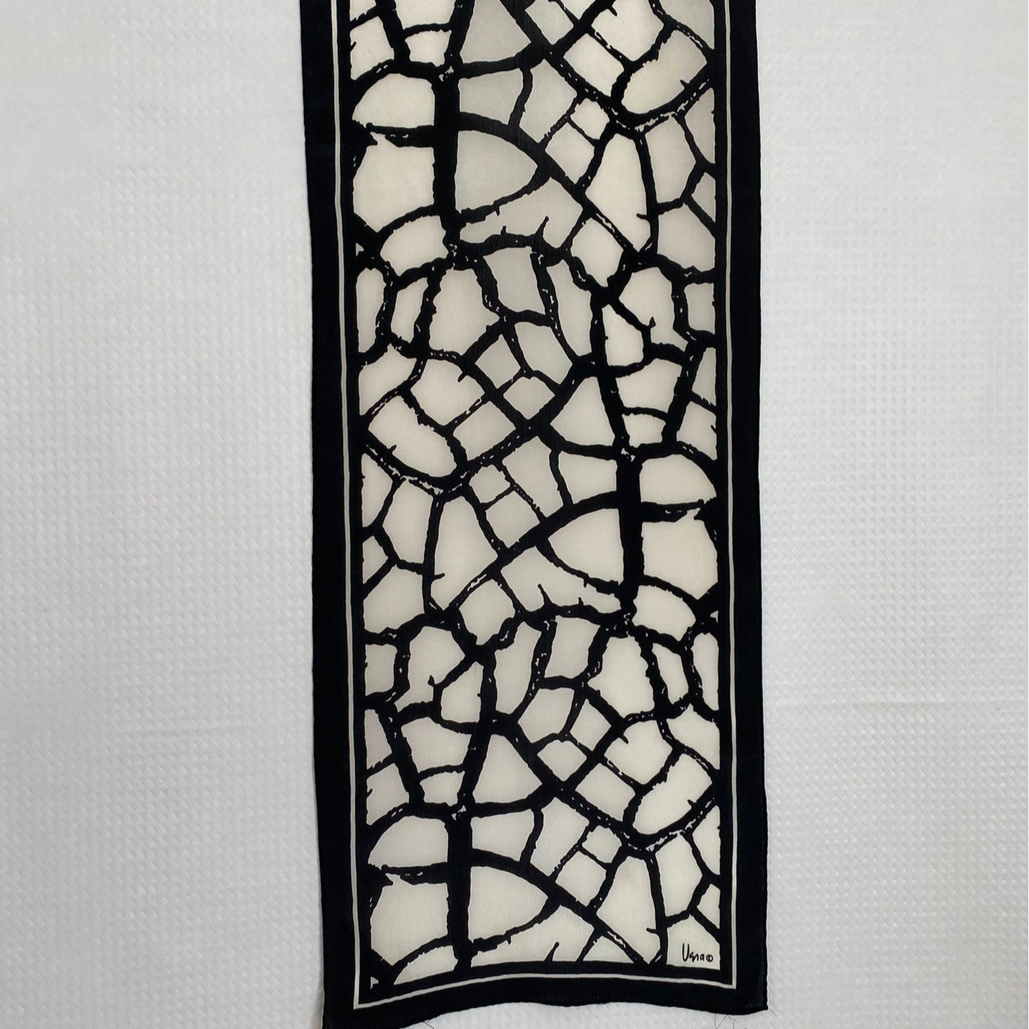 Vera Neumann Abstract Art Silk Scarf Long - 5167