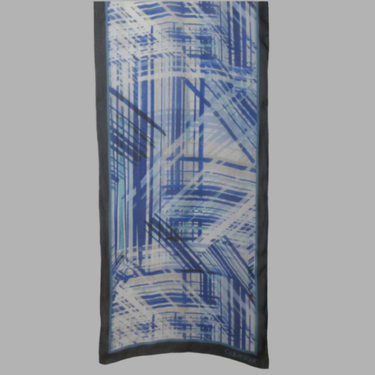 Calvin Klein Designer Silk Chiffon Scarf - Long – 4536