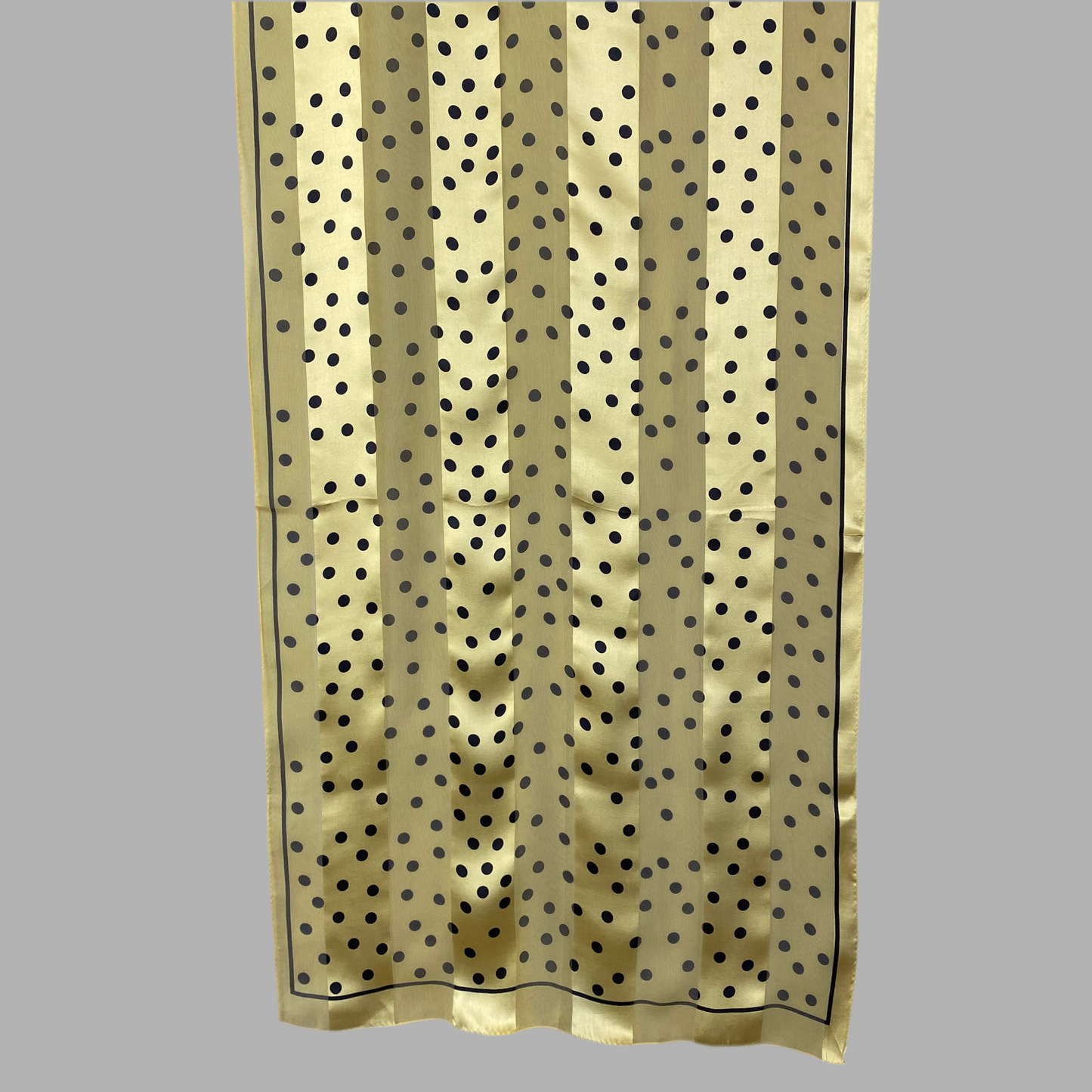 HIROKO KAPP Silk Scarf - Polka Dot - 17" x 60" Long - 5235