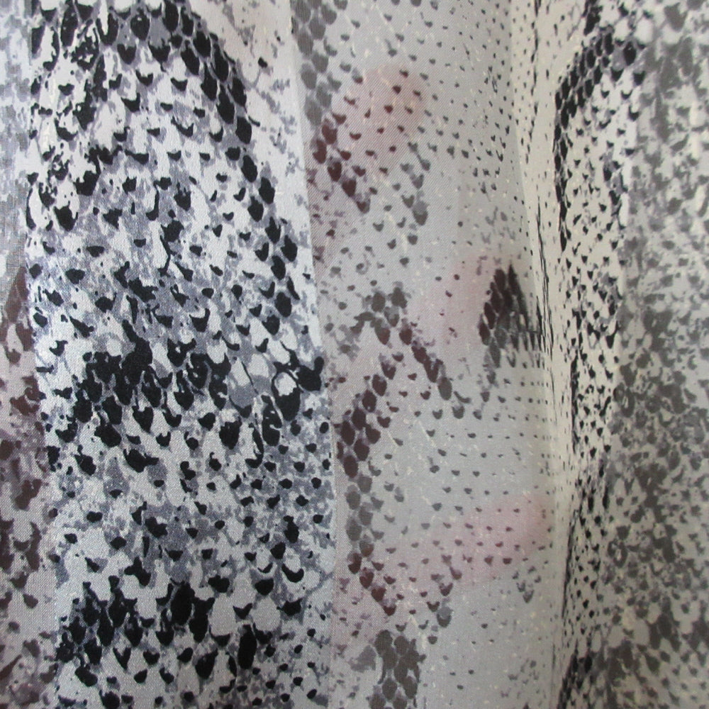 Echo Snakeskin Silk Scarf - Long - 5484