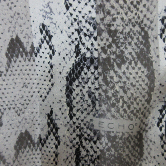 Echo Snakeskin Silk Scarf - Long - 5484