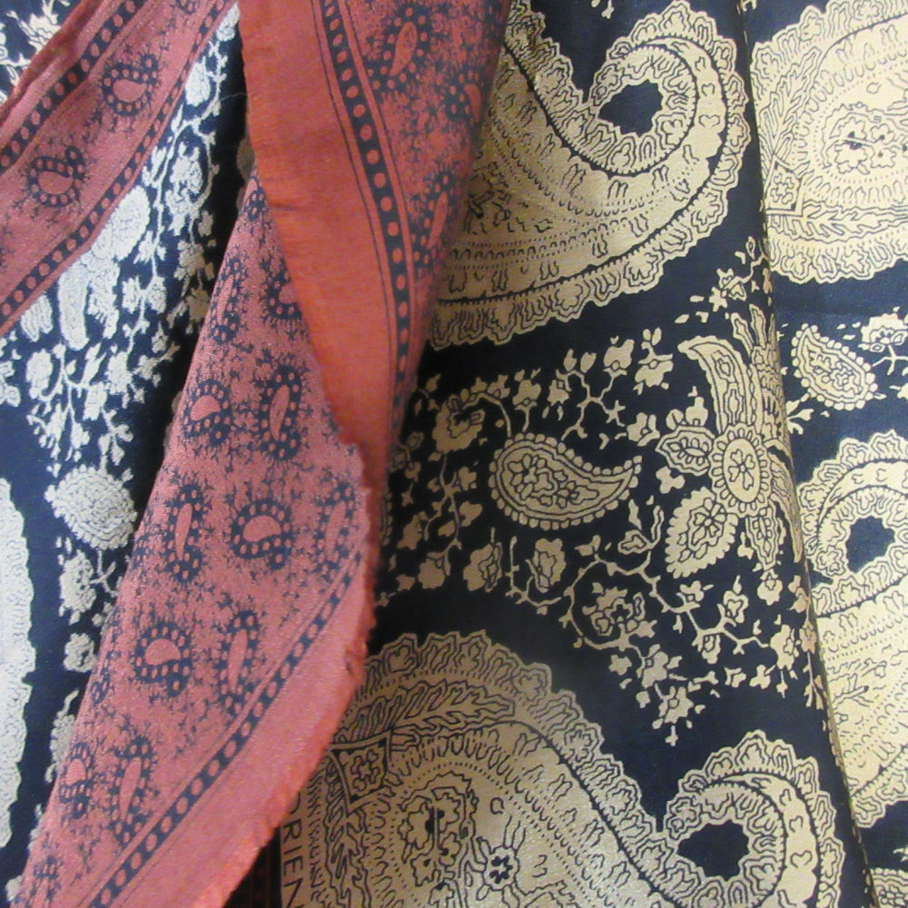 Adrienne Vittadini Paisley Silk Scarf - Long - 5485