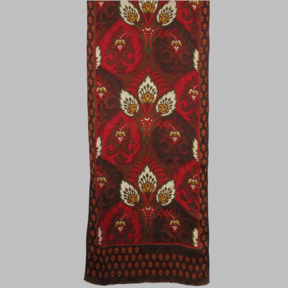 Adrienne Vittadini Paisley Silk Scarf - Long - 5449