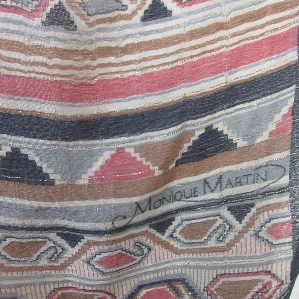 Monique Martin Boho Designer Silk Scarf - Long - 5491