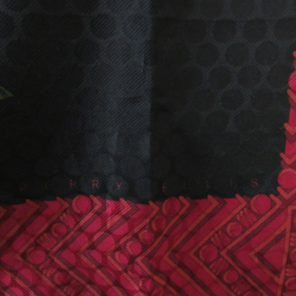 Perry Ellis Rose Floral Silk Scarf - Square – 5497