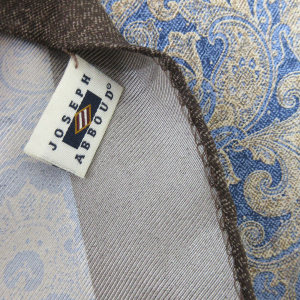 Joseph Abboud Mens Silk Scarf - Pocket Square Handkerchief - 5506