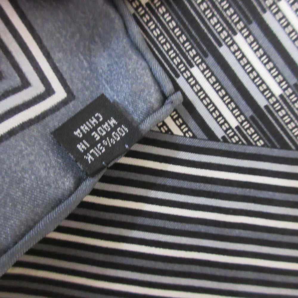 Geometric Design Mens Silk Scarf - Pocket Square - 5504