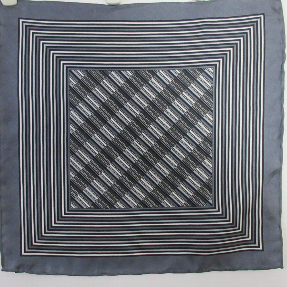 Geometric Design Mens Silk Scarf - Pocket Square - 5504