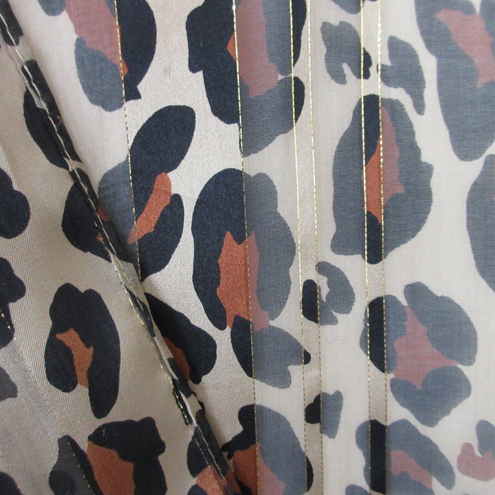 Cejon Animal Print Design Silk Scarf - Long - 5507