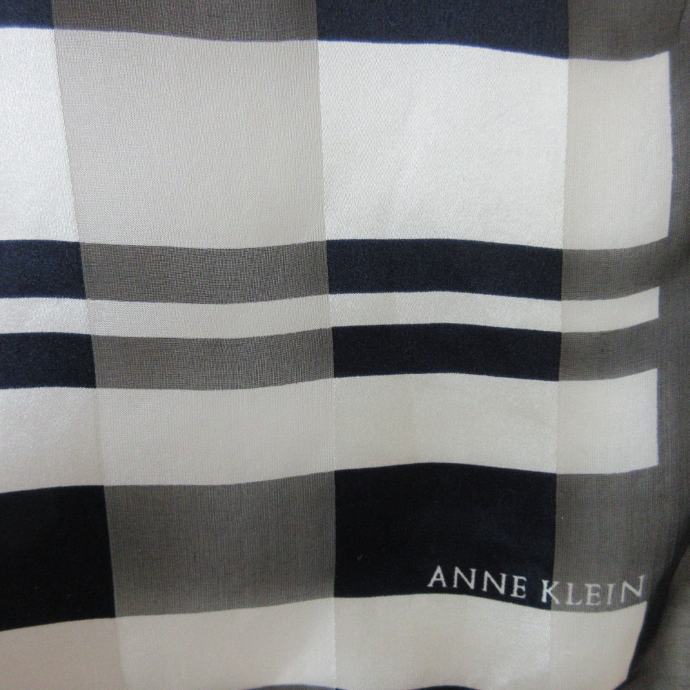 Anne Klein Designer Geometric Silk Scarf - Long - 5508