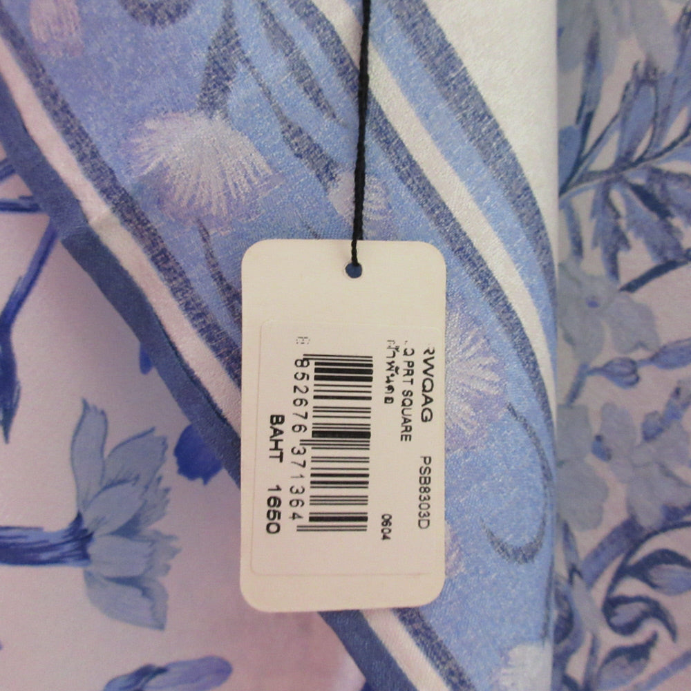 Jim Thompson NWT Floral Linen Silk Scarf - Square - 5510