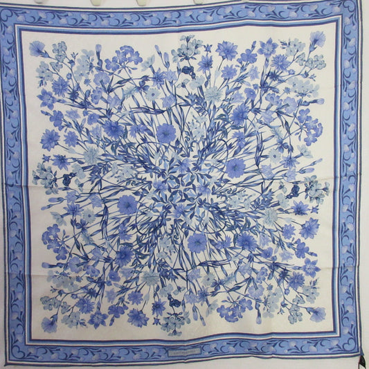 Jim Thompson NWT Floral Linen Silk Scarf - Square - 5510