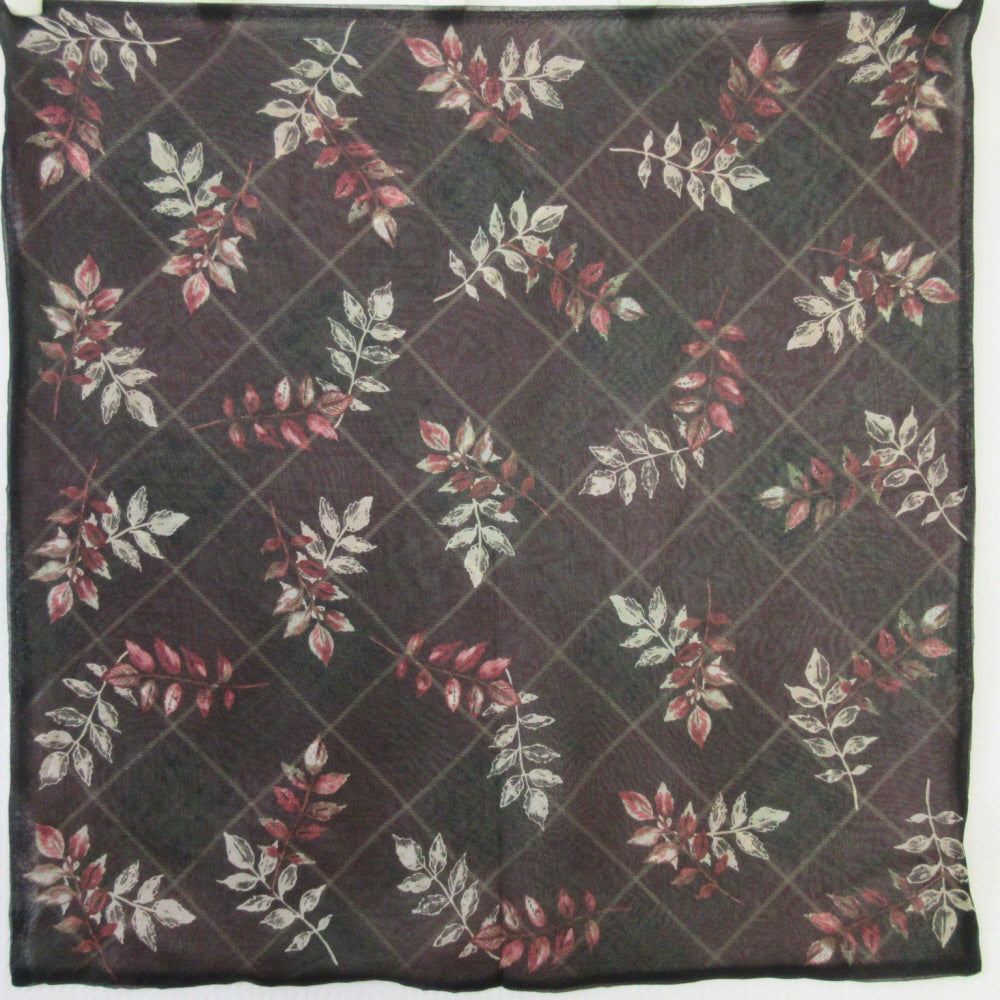 Talbots Designer Chiffon Silk Scarf - Small 21" Square - 5512