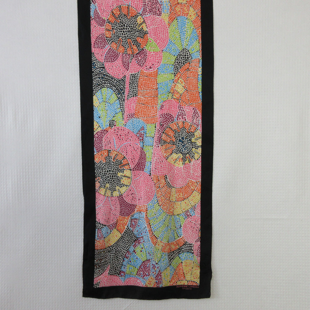 Adrienne Landau Designer Silk Scarf - Long - 5513