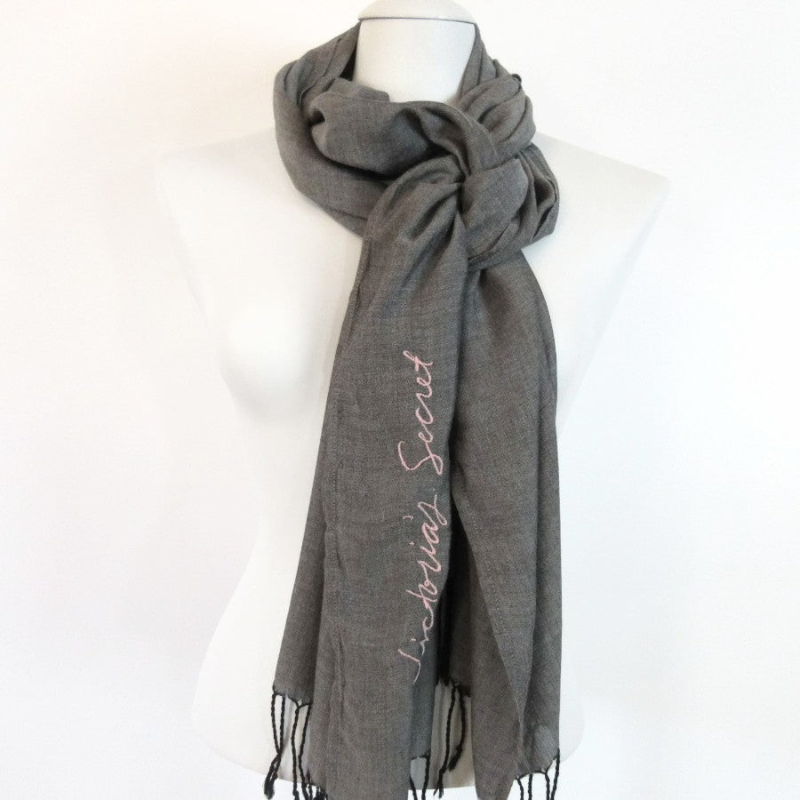 Victoria's Secret Soft Gray Scarf - Long
