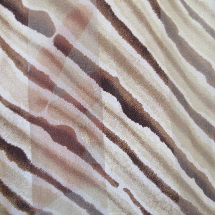 Jones New York Animal Print Silk Scarf - Long - 5311