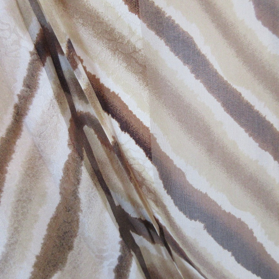 Jones New York Animal Print Silk Scarf - Long - 5311