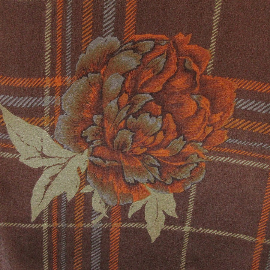 Baars & Beards Vintage Designer Floral Silk Scarf - Long - 5319