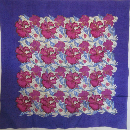 Thai Orchids Floral Silk Scarf - Square – 5322