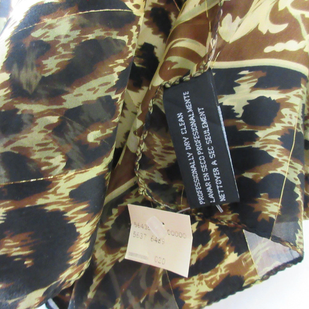NWT Oldstock Animal Print Silk Scarf - Long - 5515