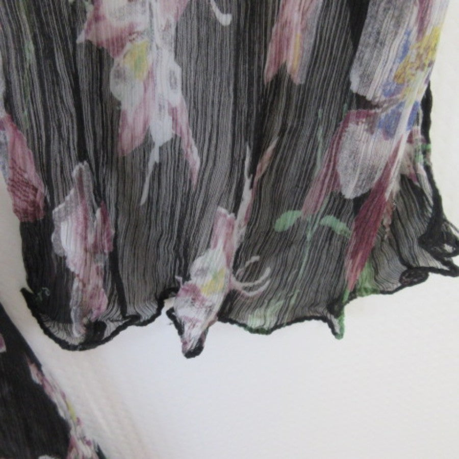 Made India Floral Design Scarf - Long