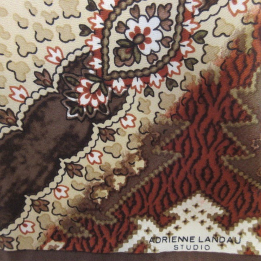 Adrienne Landau Designer Silk Scarf - Long - 5341