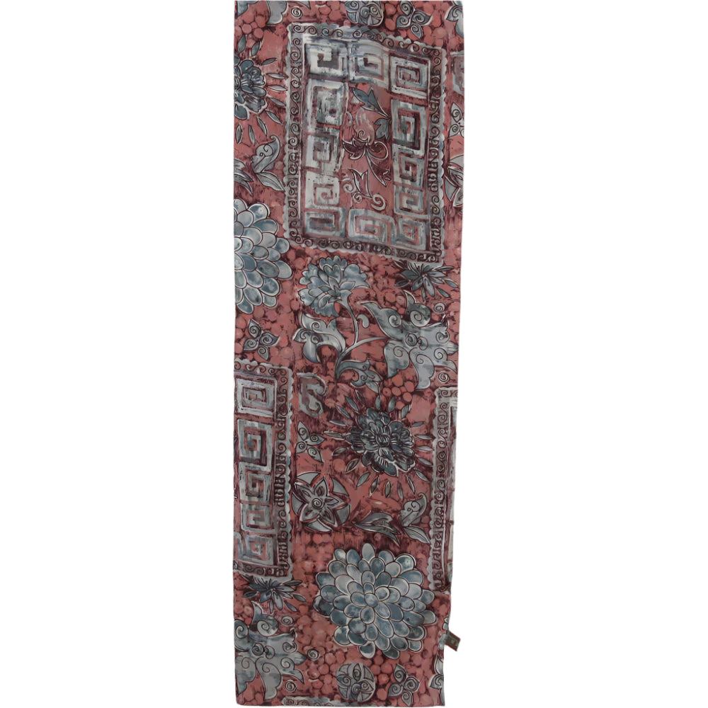 New York Style Designer Silk Scarf - Long - 5520