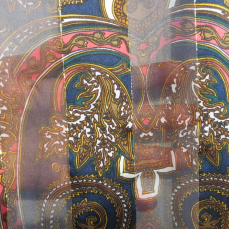 Paisley Silk Scarf - Long - 5344