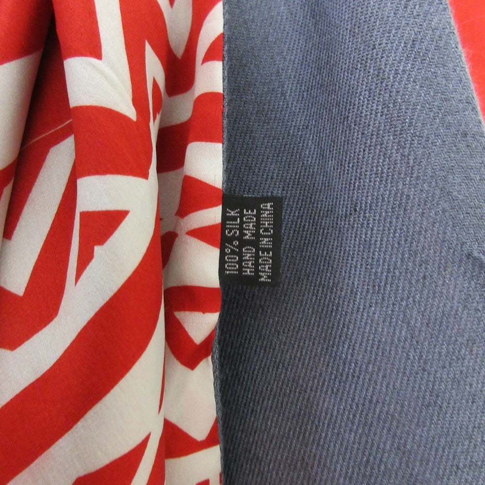 Winter Sports Reversible Silk Scarf - Long - 5523