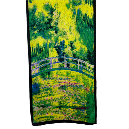 Claude Monet Art Silk Scarf - Long – 5123