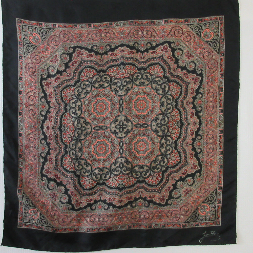 Jean Daix Vintage Designer Silk Scarf - Square - 5525