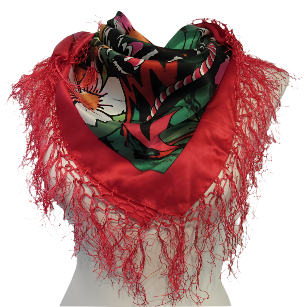 CHRISTIAN AUDIGIER Ed Hardy Silk Scarf - Square - 5303