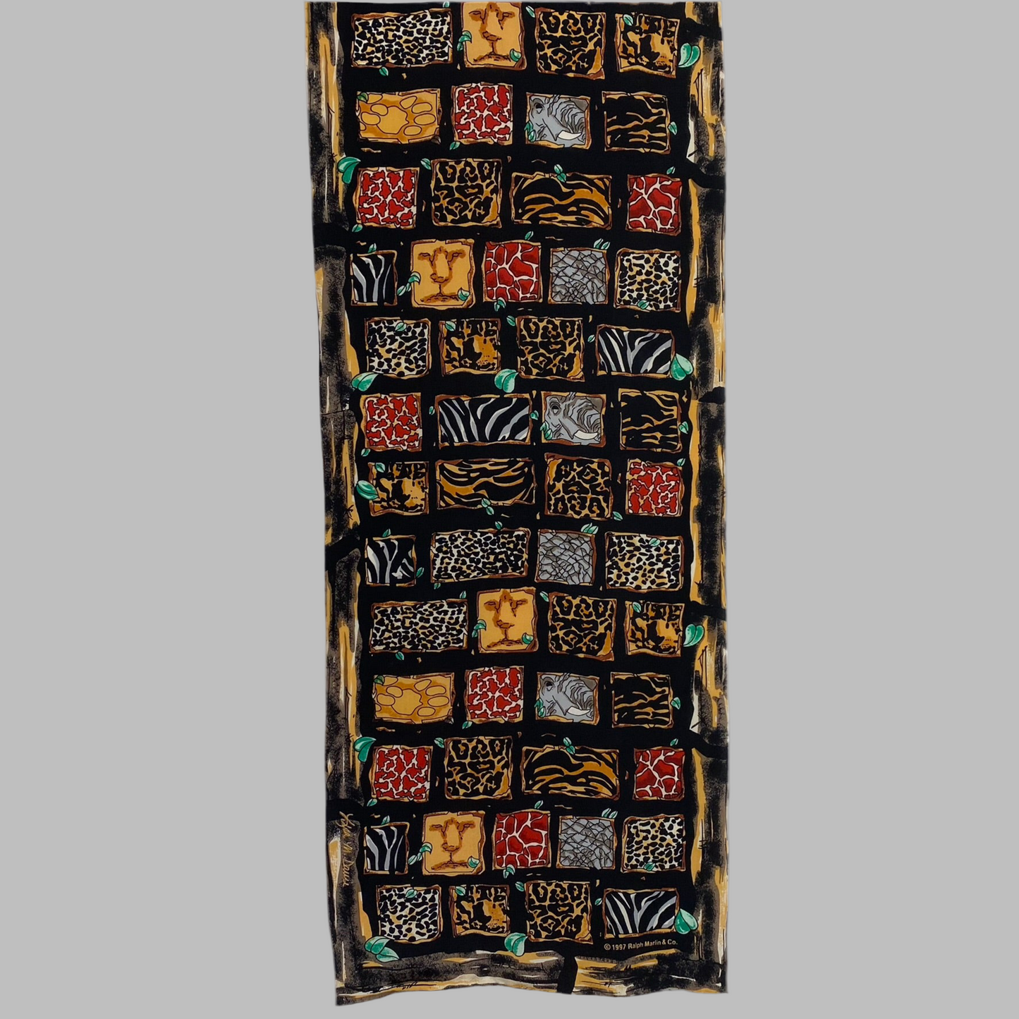Ralph Marlin Animal Print Silk Scarf - Long – 5229