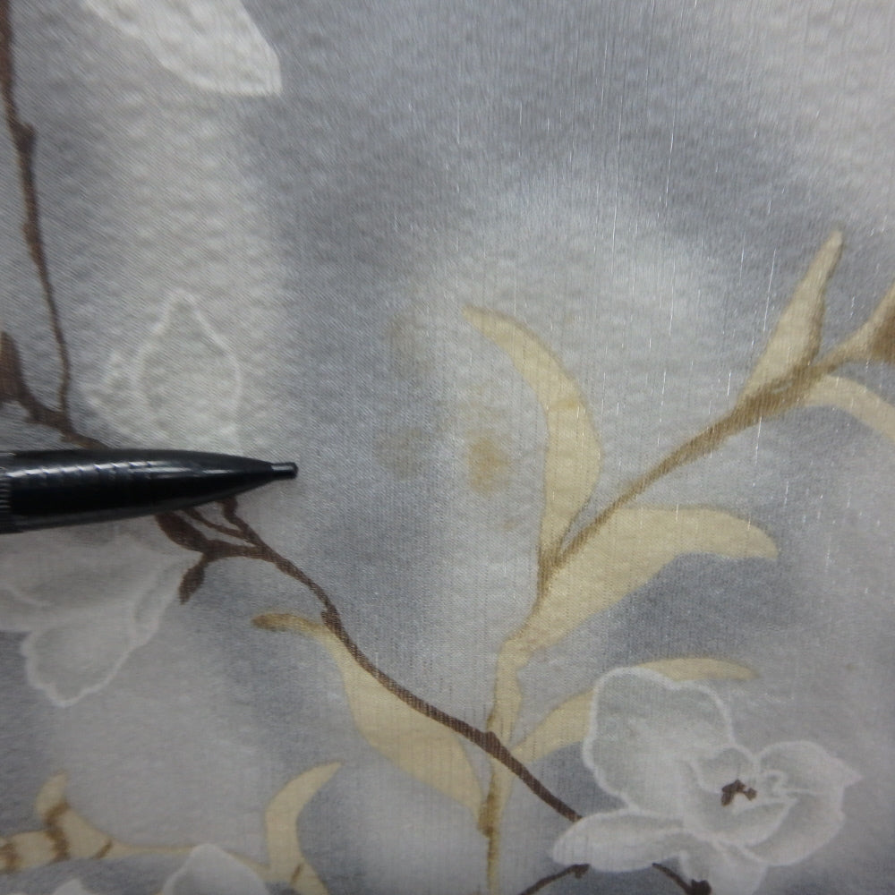 PERRY ELLIS Chiffon Flowers Scarf - Long Poly  - 5549