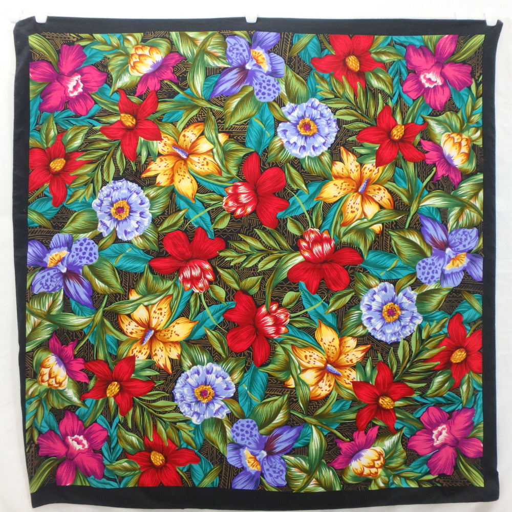 Casual Corner TROPICAL Flowers Scarf - Square - 5546