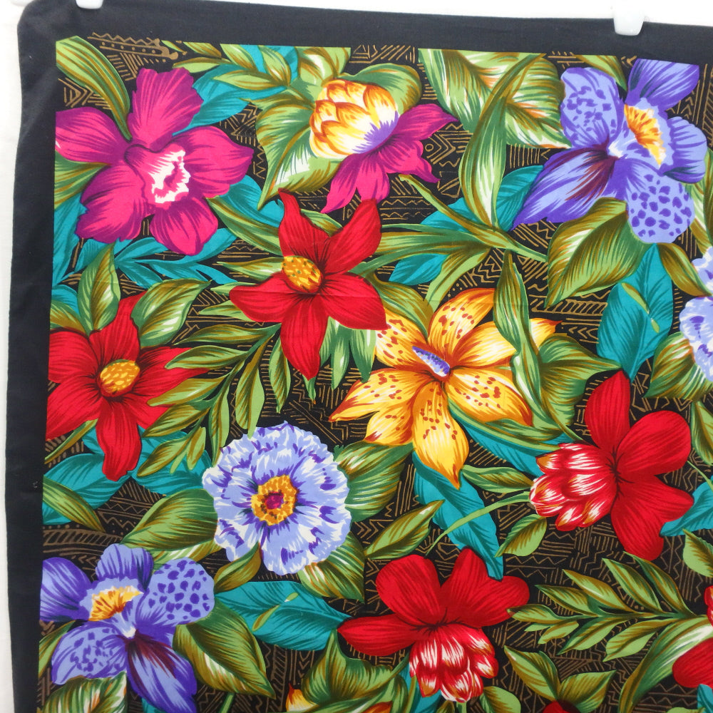 Casual Corner TROPICAL Flowers Scarf - Square - 5546